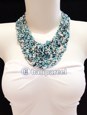 Necklaces Handmade From Bead V Shape