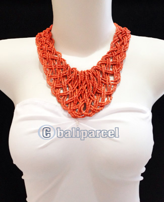 Necklaces Handmade From Bead V Shape