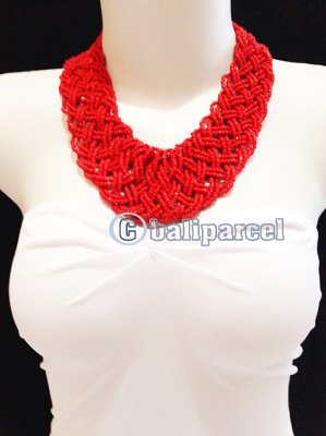Necklaces Handmade From Bead V Shape