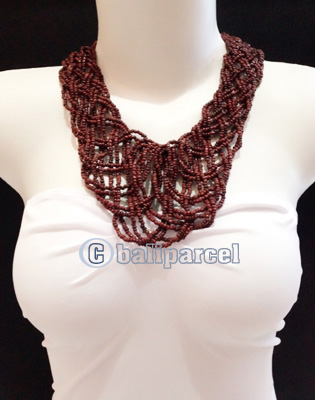Necklaces Handmade From Bead V Shape