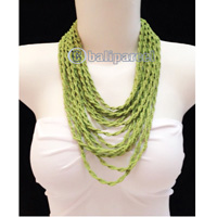 Necklaces Handmade From Bead Layer