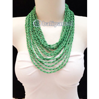 Necklaces Handmade From Bead Layer