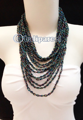 Necklaces Handmade From Bead Layer