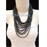 Necklaces Handmade From Bead Layer