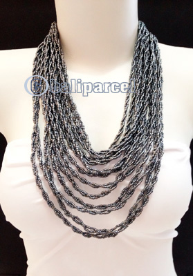Necklaces Handmade From Bead Layer