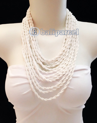 Necklaces Handmade From Bead Layer