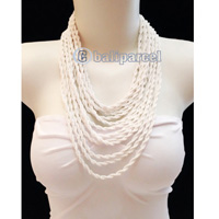 Necklaces Handmade From Bead Layer
