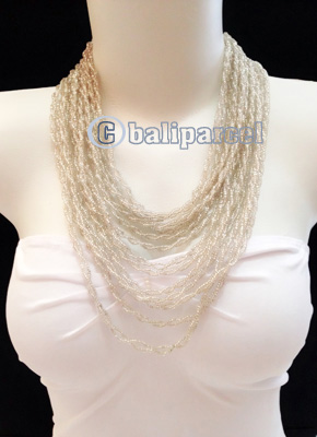 Necklaces Handmade From Bead Layer