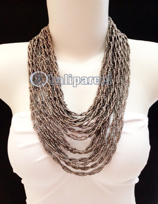 Necklaces Handmade From Bead Layer