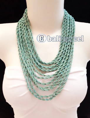 Necklaces Handmade From Bead Layer