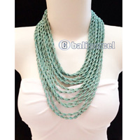 Necklaces Handmade From Bead Layer
