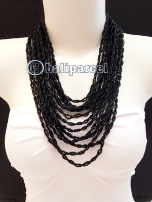 Necklaces Handmade From Bead Layer