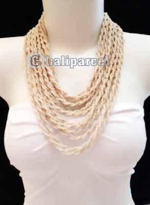 Necklaces Handmade From Bead Layer