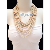 Necklaces Handmade From Bead Layer