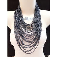 Necklaces Handmade From Bead Multi Strand Layer