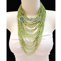 Necklaces Handmade From Bead Multi Strand Layer