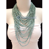 Necklaces Handmade From Bead Multi Strand Layer