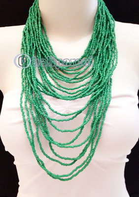 Necklaces Handmade From Bead Multi Strand Layer
