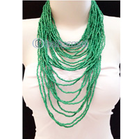 Necklaces Handmade From Bead Multi Strand Layer