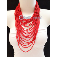 Necklaces Handmade From Bead Multi Strand Layer