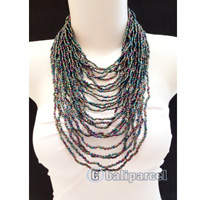 Necklaces Handmade From Bead Multi Strand Layer