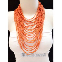Necklaces Handmade From Bead Multi Strand Layer