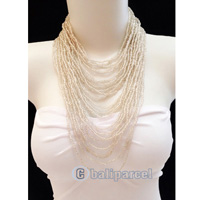 Necklaces Handmade From Bead Multi Strand Layer