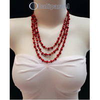 Necklaces Handmade From Bead With Shell And Stone
