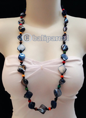 Necklaces Handmade From Bead With Shell