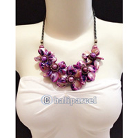 Necklaces Handmade From Shell Flower