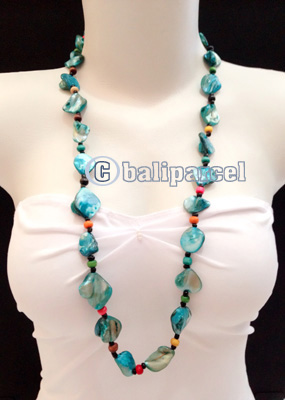 Necklaces Handmade From Bead With Shell