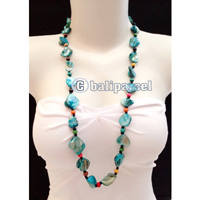 Necklaces Handmade From Bead With Shell