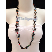 Necklaces Handmade From Bead With Shell