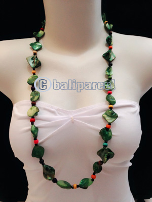Necklaces Handmade From Bead With Shell