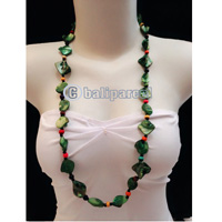 Necklaces Handmade From Bead With Shell