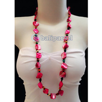 Necklaces Handmade From Bead With Shell