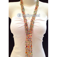 Necklaces Handmade From Bead Multi Strings