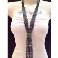 Necklaces Handmade From Bead Multi Strings