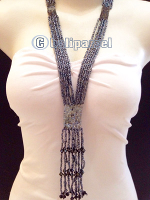 Necklaces Handmade From Bead Multi Strings