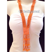 Necklaces Handmade From Bead Multi Strings