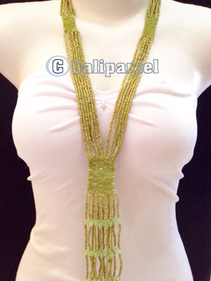 Necklaces Handmade From Bead Multi Strings