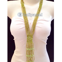 Necklaces Handmade From Bead Multi Strings