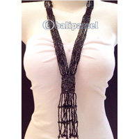 Necklaces Handmade From Bead Multi Strings