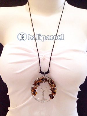 Necklaces Handmade From Stone Tree