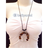 Necklaces Handmade From Stone Tree