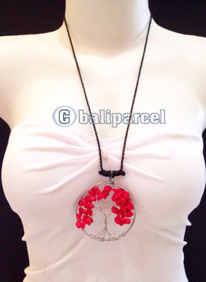 Necklaces Handmade From Stone Tree