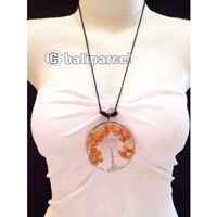 Necklaces Handmade From Stone Tree