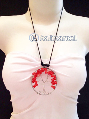 Necklaces Handmade From Stone Tree
