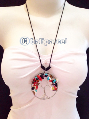 Necklaces Handmade From Stone Tree