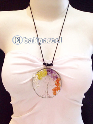 Necklaces Handmade From Stone Tree
